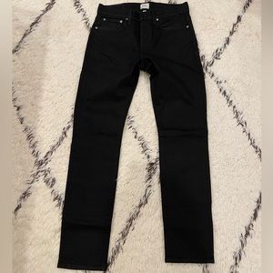 J Crew 484 Slim Stretch Denim - Deep Black Wash